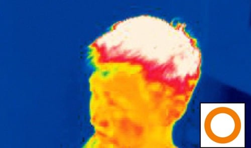 【遮熱性の高さ】顔周りと髪の温度差が激しい サウナハットおすすめ イメージ