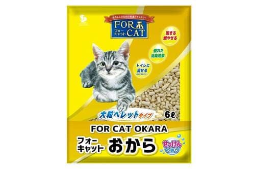 おから系の猫砂:誤食しても安心 猫砂おすすめ イメージ