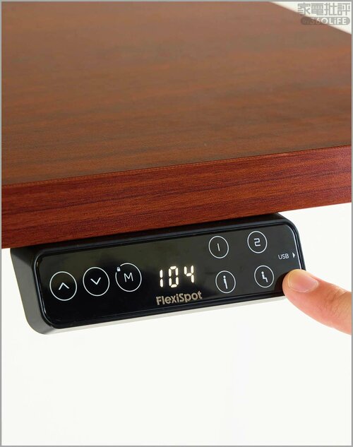 タッチボタンは感度よし 電動昇降デスクおすすめ イメージ