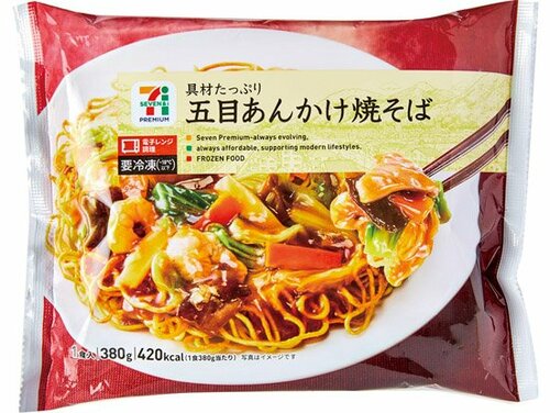 セブンプレミアム:五目あんかけ焼きそば:冷凍麺