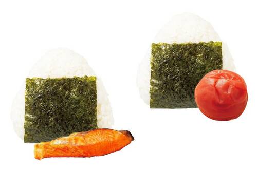 梅おにぎり? 鮭おにぎり? 美肌になるのはどっち? 美肌になる食事おすすめ イメージ