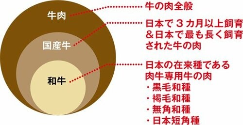 実は和牛と国産牛は別物！ちゃんとした決まりがあるんです イメージ