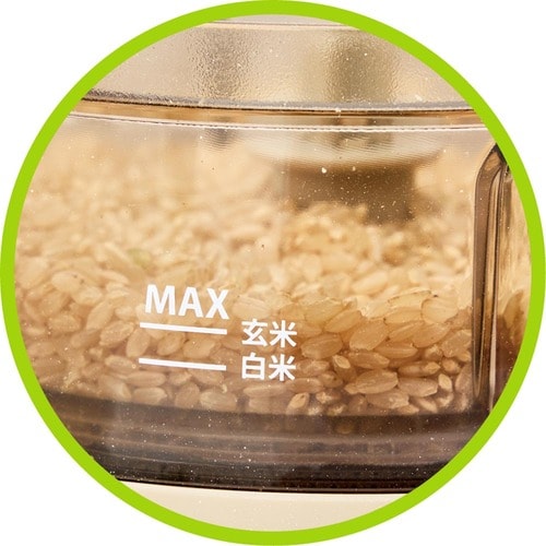 1：すりきり1杯を入れる(2合の場合は2杯) 精米器おすすめ イメージ2