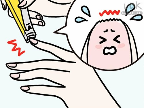 買い替えサイン3:切った部分がギザギザ&ザラザラになる 爪切りおすすめ イメージ
