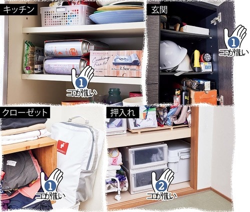 防災グッズが惜しい収納になっている理由って? イメージ