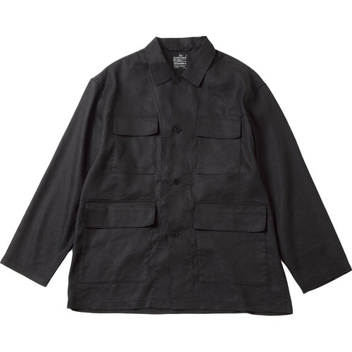シャツジャケットおすすめ 無印良品 紳士 ヘンプ混シャツ ジャケット イメージ1