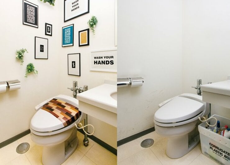 3000円でここまでトイレが変わる！「ブルックリン風」の男前空間