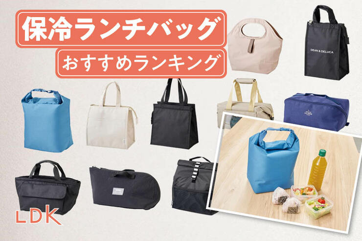 保冷ランチバッグのおすすめランキング。LDKがペットボトルも入る人気商品を比較