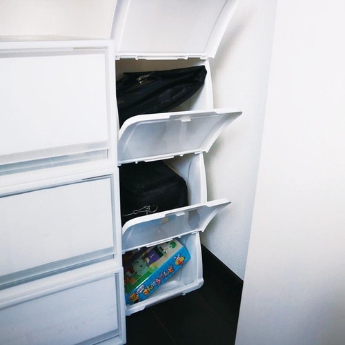 子ども部屋のバッグやおもちゃ収納にもおすすめ 収納ボックスおすすめ イメージ