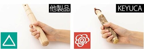 ポイント:握りやすくて滑りにくい形状 イメージ