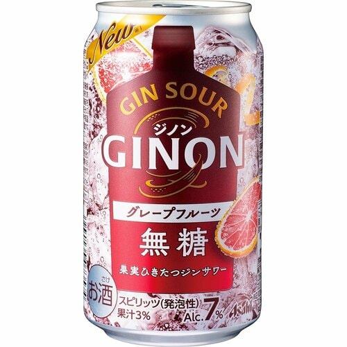 原酒ソーダおすすめ アサヒ GINON グレープフルーツ イメージ
