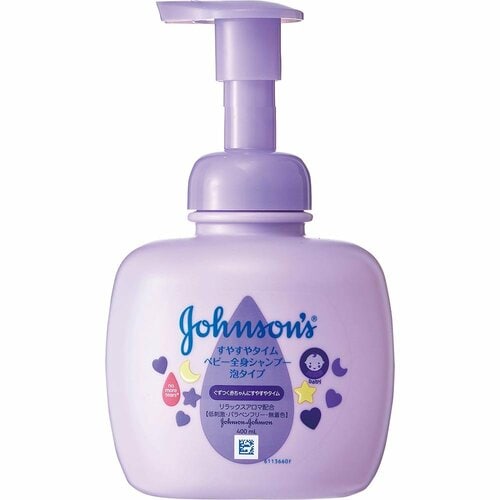 ベビーソープおすすめ ジョンソンエンドジョンソン すやすやタイム ベビー全身シャンプー 泡タイプ イメージ
