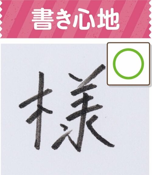 ペン先が固めで書きやすいのに線の太さがイマイチな筆サイン イメージ