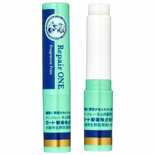 UVカットリップクリームおすすめ メンソレータム 薬用リップ リペアワン 無香料 イメージ