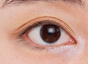 仕上がり:まぶたを閉じるとムラができる イメージ