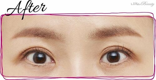 完成！ ガタガタ眉＆尻なし眉おすすめ イメージ