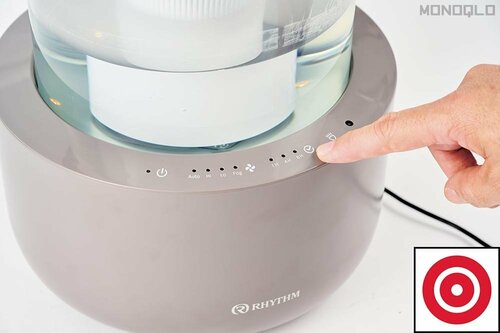 【操作性】スイッチが見やすい 寝室用加湿器おすすめ イメージ