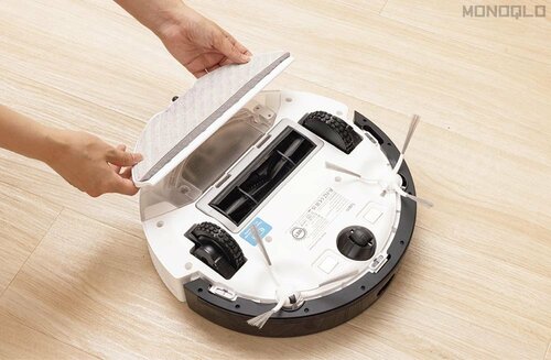 モップを取り付ける 安いロボット掃除機おすすめ イメージ