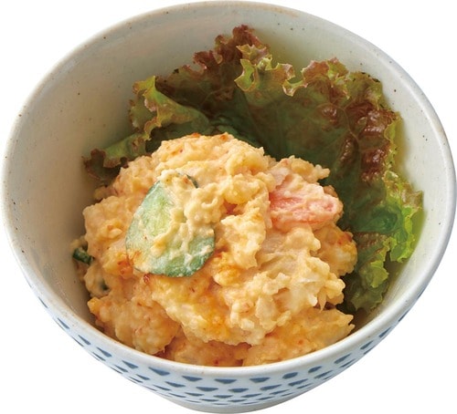 味変2：ポテサラに混ぜる イメージ