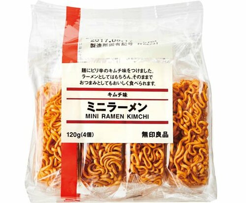 無印良品:ミニラーメン キムチ味:レトルト