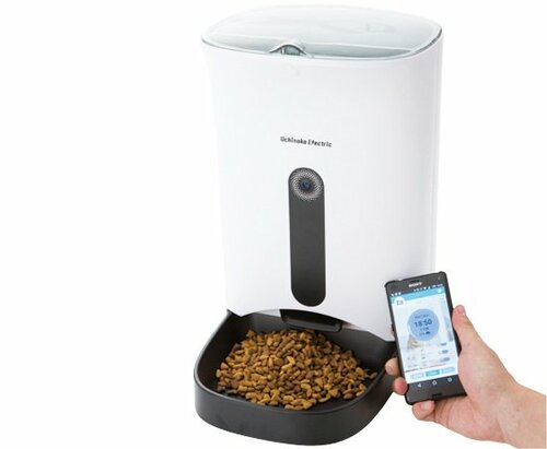 うちのこエレクトリック:カリカリマシーン:猫:犬:ペット:自動給餌器:給餌器:エサ:ペットフード:オートフィーダー