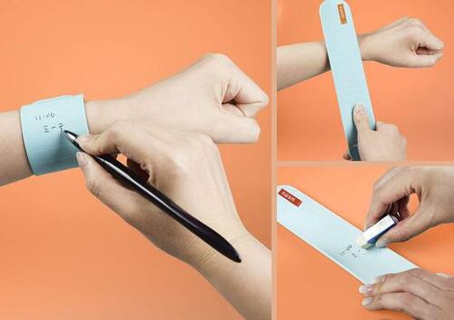 忘れてほしくないことを書いておく「リストバンド型メモ」 イメージ3