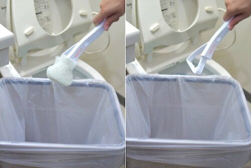 ブラシに手を触れずに捨てられる トイレブラシおすすめ イメージ