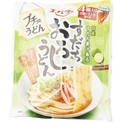 エバラ:プチッとうどん すだちおろしうどん:食品