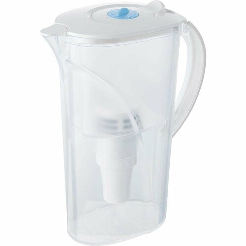 トップバリュ「ポット型浄水器 注水フラップタイプ 1.1L」 浄水ポットおすすめ イメージ