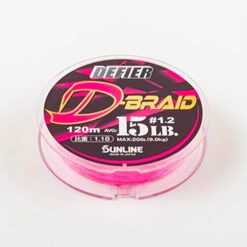 PEラインおすすめ サンライン シューター・デファイアー D-Braid 120m イメージ