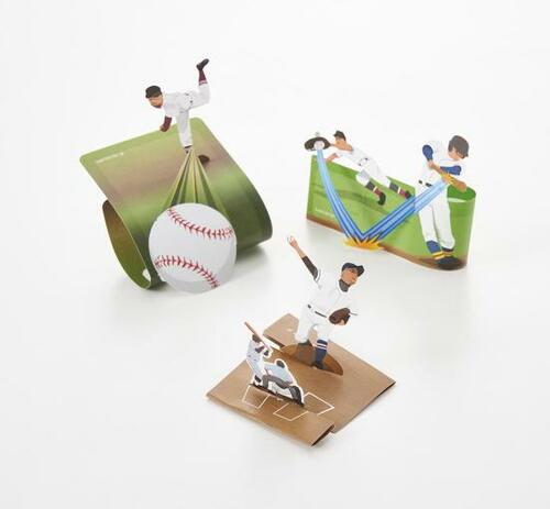 個性豊かな立体メモ「Ku・ru・ru Sports」 イメージ