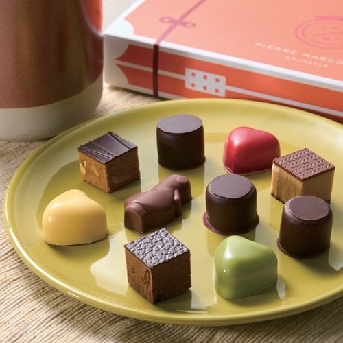 東京駅で買えるお土産おすすめ ピエール マルコリーニ 東京駅限定セレクション 10個入り イメージ