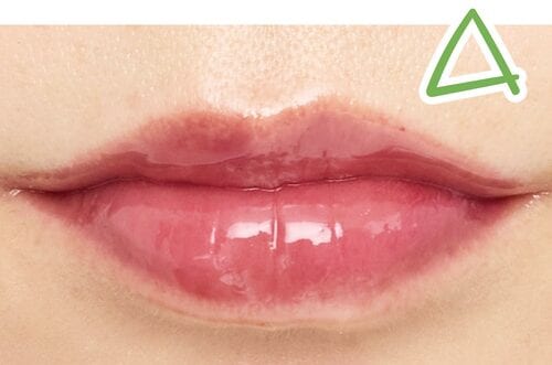 クール×スッキリ顔：△ 青みピンクリップおすすめ イメージ