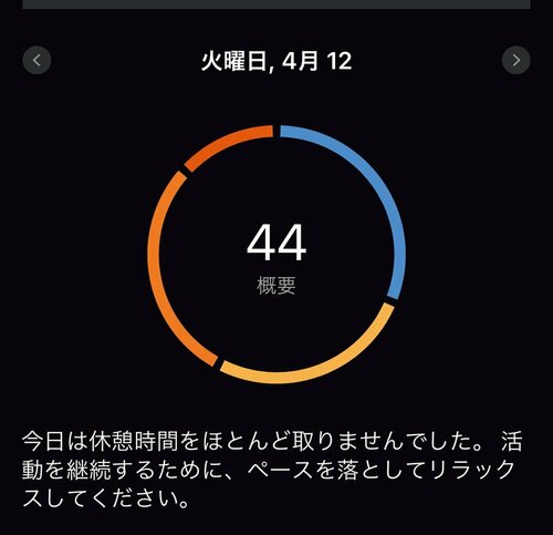 ベストな理由2:ストレスも自動で計測する