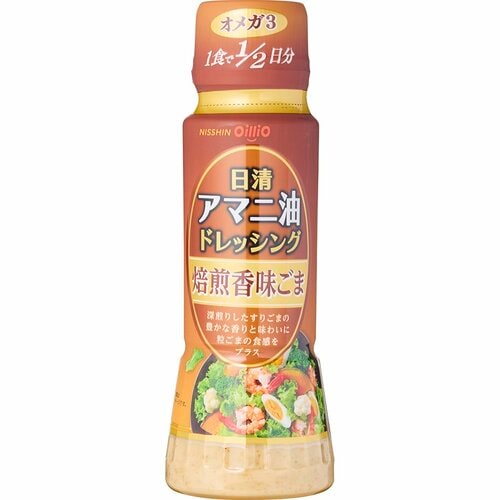 ごまドレッシングおすすめ 日清オイリオ 日清アマニ油ドレッシング 焙煎香味ごま イメージ1