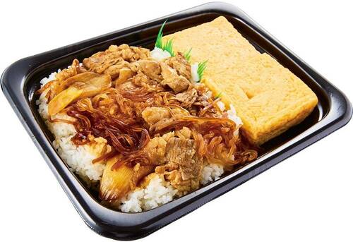 食生活♡♡ロピア「玉子焼きどーん! 牛すき焼き重」 ロピアの牛すき焼き重と鰻の姿寿司を食レポおすすめ イメージ