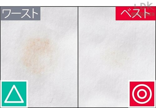 微粒子が中に入ってきていない LDKベストバイ不織布マスクおすすめ イメージ