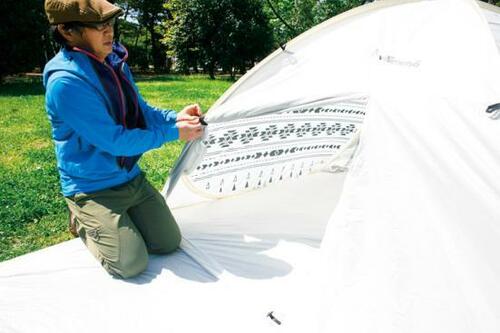 ［Pop up tent の魅力①］ゆったり過ごせる居住性 イメージ4