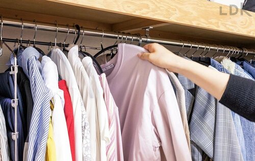 ハンガーの厚みをなくせばスマートに イメージ