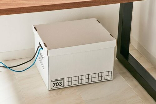 [基本]プラスチックカゴの重ね技でスッキリ イメージ2