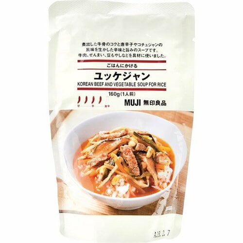 無印良品:ごはんにかける ユッケジャン:レトルト
