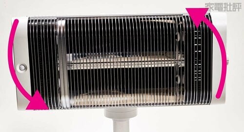 【機能性】首振り+角度調整に対応 電気ストーブ・遠赤外線ヒーターおすすめ イメージ