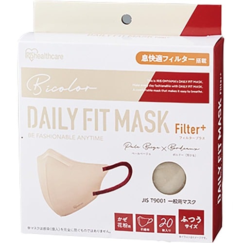 不織布マスク・使い捨てマスクおすすめ アイリスオーヤマ DAILY FIT MASK フィルタープラス イメージ