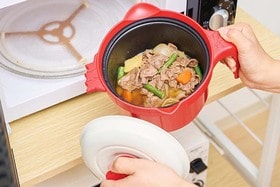 トレードワン「chef 電子レンジ専用調理器 レンジでマルチポット 猫型」｜Amazonスマイルセール