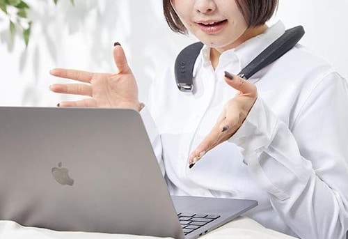 ポイント1:Web会議にも通用するマイク音質! イメージ