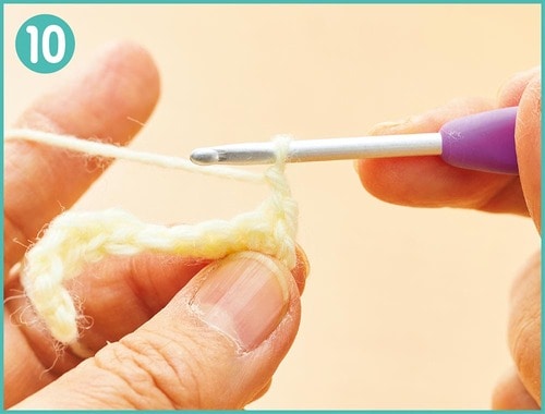 「細編み」の編み方 イメージ10