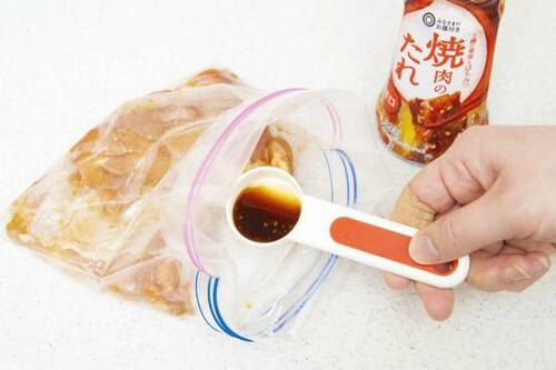 冷凍ワザ2：味付け冷凍はワンアクションで完了！ イメージ