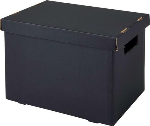 黒ボックスはダンボール素材が見えないものを イメージ