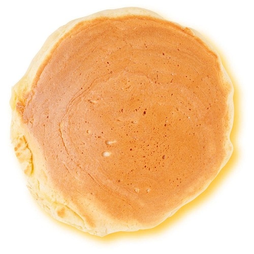 ビタクラフト「カーペンター ウォックパン 24cm」で焼いたホットケーキの焼き色