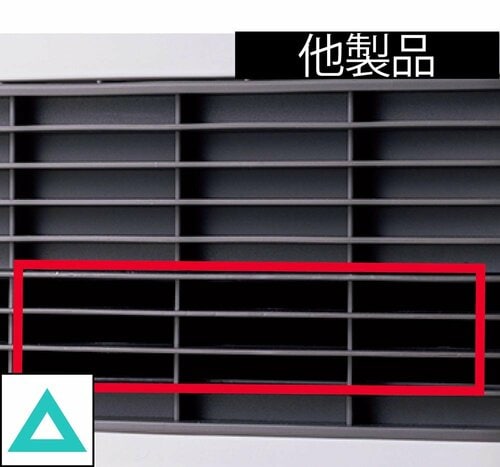 【心地よさ】吹き出し口が大きく温風を感じやすい 一人暮らし向けファンヒーターおすすめ イメージ2